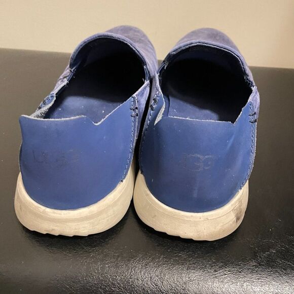 UGG KNOX BLUE SUEDE SLIP ON SNEAKERS / LOAFERS - MEN'S 8 - Picture 4 of 7